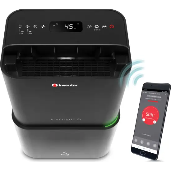 Inventor Atmosphere XL Αφυγραντήρας 25lt με Ιονιστή και Wi-Fi Inventor Atmosphere XL Αφυγραντήρας 25lt με Ιονιστή και Wi-Fi