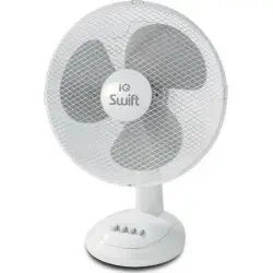 IQ PDF-33 Επιτραπέζιος Ανεμιστήρας 40W Διαμέτρου 30cm Grey