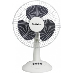 Ανεμιστήρας Επιτραπέζιος Air Maker 30cm 35W, 3 Ταχύτητες, 5 Πλαστικά Φτερά