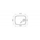 Pyramis IRIS 1B (50x40) (100008401) υποκαθήμενος νεροχύτης Pyramis IRIS 1B (50x40) (100008401) υποκαθήμενος νεροχύτης