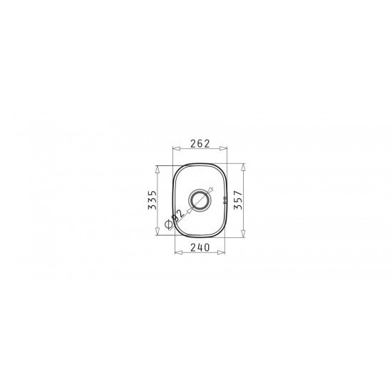 Pyramis IRIS 1B (24x33.5) (100009001) υποκαθήμενος νεροχύτης Pyramis IRIS 1B (24x33.5) (100009001) υποκαθήμενος νεροχύτης
