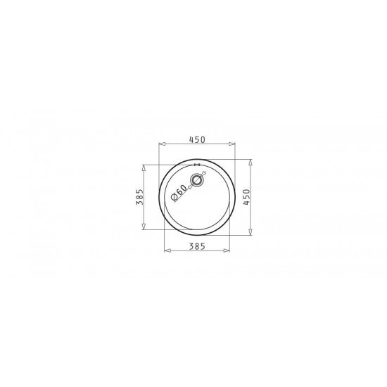 Pyramis CR (100034001) ένθετος νεροχύτης Pyramis CR (100034001) ένθετος νεροχύτης