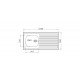 Pyramis International 1B 1D (100x50) (100100201) επικαθήμενος νεροχύτης Pyramis International 1B 1D (100x50) (100100201) επικαθήμενος νεροχύτης
