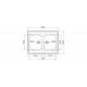 Pyramis International 2B (80x60) (100103501) επικαθήμενος νεροχύτης Pyramis International 2B (80x60) (100103501) επικαθήμενος νεροχύτης