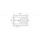 Pyramis International 1B 1D (80x60) (100106901) επικαθήμενος νεροχύτης Pyramis International 1B 1D (80x60) (100106901) επικαθήμενος νεροχύτης