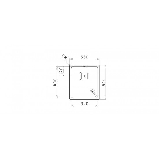 Pyramis Lume 1B (34x40) (101023601) ισόπεδος νεροχύτης Pyramis Lume 1B (34x40) (101023601) ισόπεδος νεροχύτης