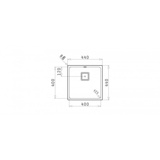 Pyramis Lume 1B (40x40) (101023701) ισόπεδος νεροχύτης Pyramis Lume 1B (40x40) (101023701) ισόπεδος νεροχύτης