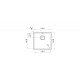 Pyramis Lume 1B (40x40) (101023701) ισόπεδος νεροχύτης Pyramis Lume 1B (40x40) (101023701) ισόπεδος νεροχύτης
