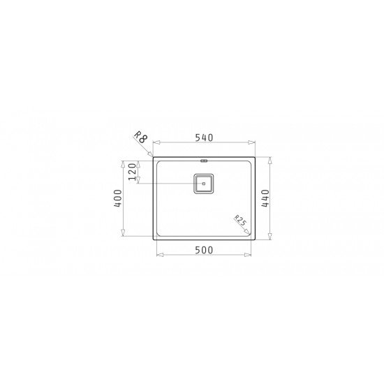 Pyramis Lume 1B (50x40) (101023901) ισόπεδος νεροχύτης Pyramis Lume 1B (50x40) (101023901) ισόπεδος νεροχύτης