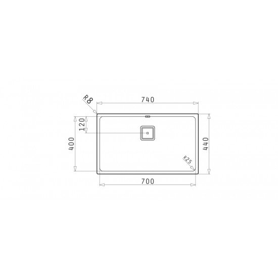 Pyramis Lume 1B (70x40) (101024901) ισόπεδος νεροχύτης Pyramis Lume 1B (70x40) (101024901) ισόπεδος νεροχύτης