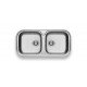 Pyramis Jumbo Twin 2B (108718201) ένθετος νεροχύτης Pyramis Jumbo Twin 2B (108718201) ένθετος νεροχύτης