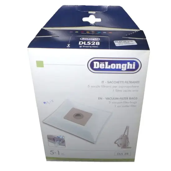 Delonghi DLS28 Σακούλες Σκούπας 5τμχ Delonghi DLS28 Σακούλες Σκούπας 5τμχ